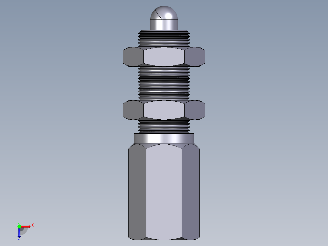 感應器配件2501-3D多系列多零件图纸模型俯视图