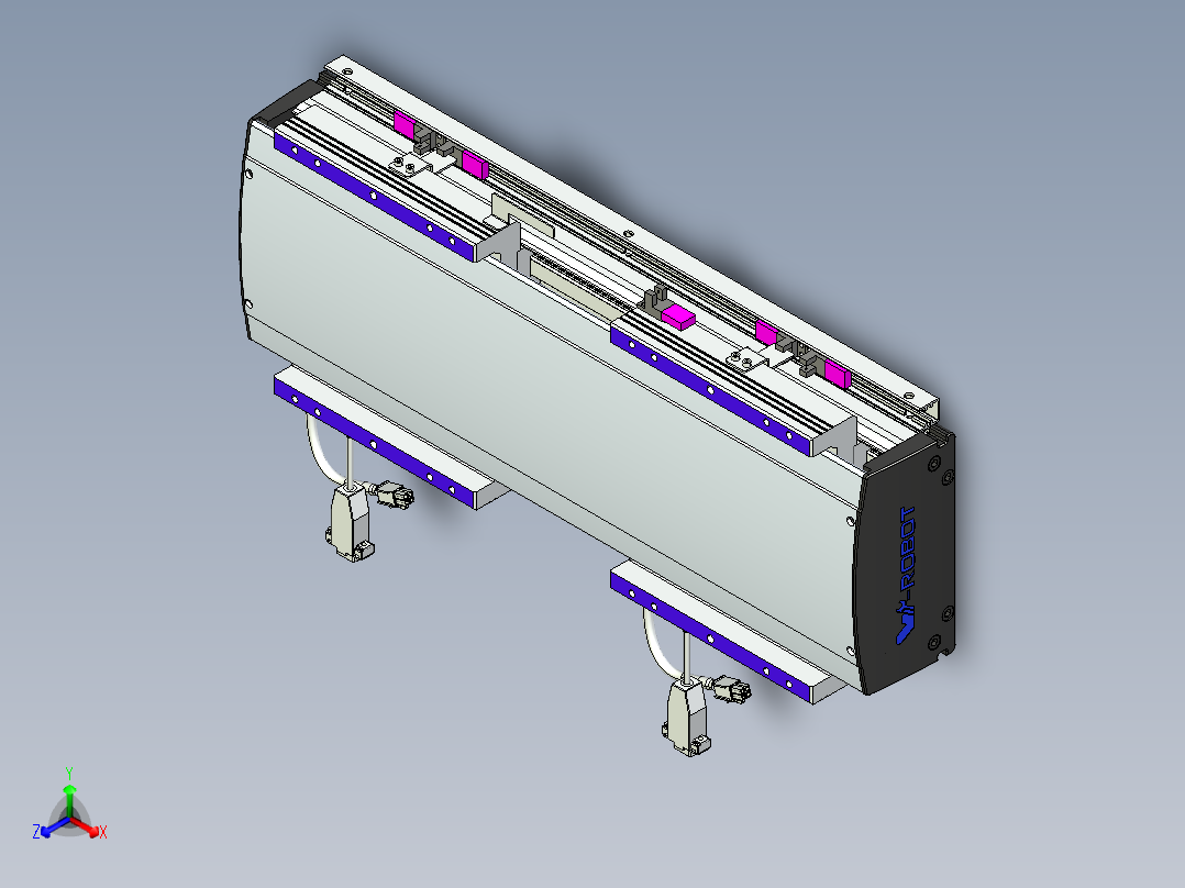 威洛博VL系列3d模型模组2VL17E2Y-S100正等轴测图
