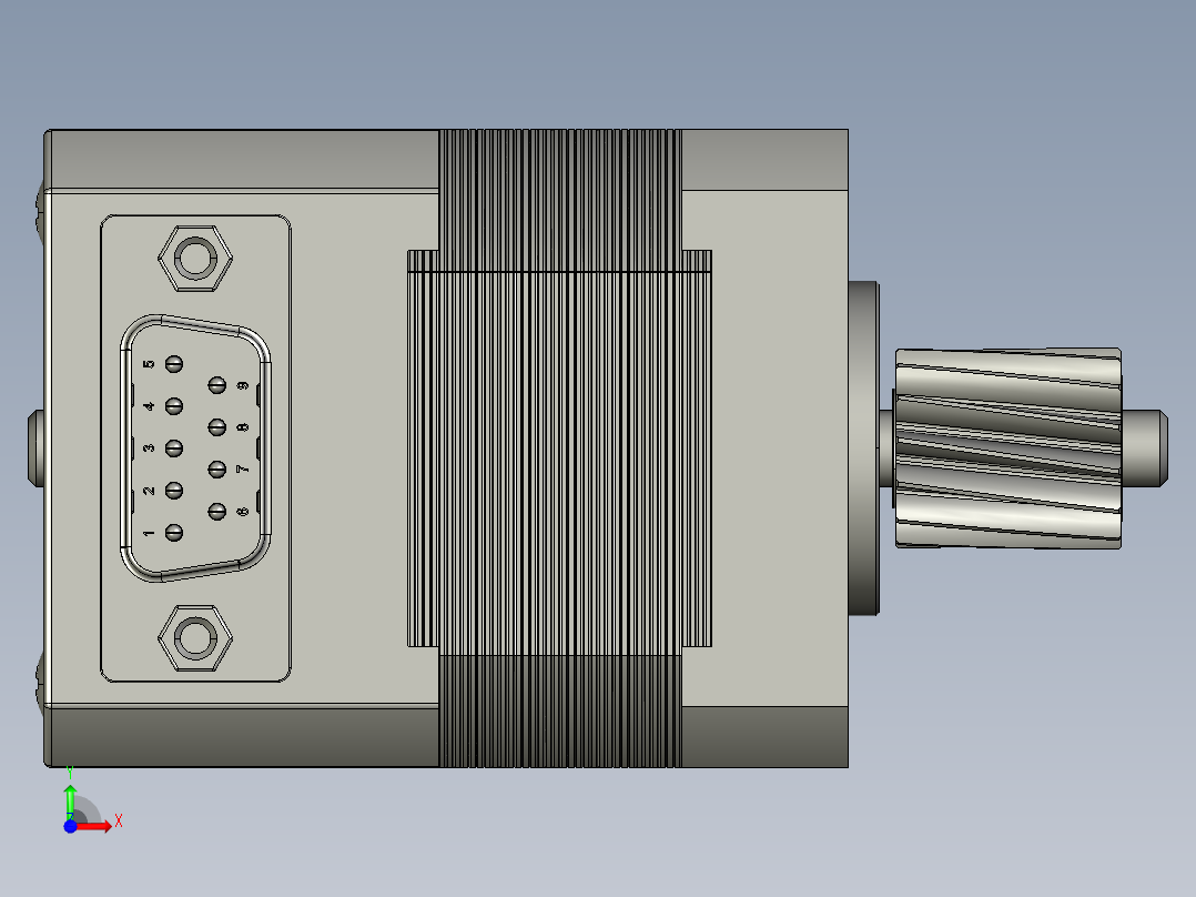 步进电机4前视图
