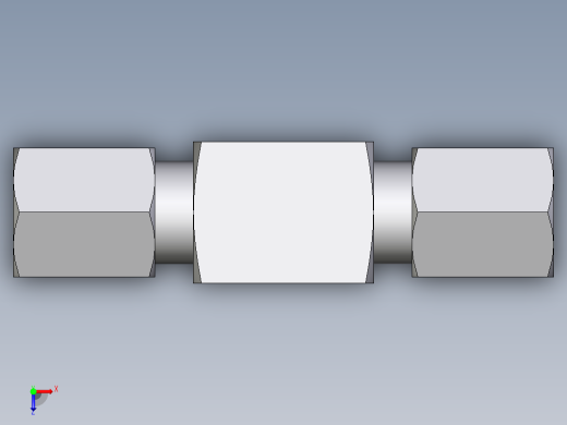 卡套式工业通用硬管接头EO_Male_stud_run_tee_TE04LLRCF俯视缩略图