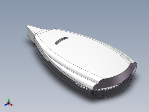 飞度修正带3D模型正等轴测缩略图