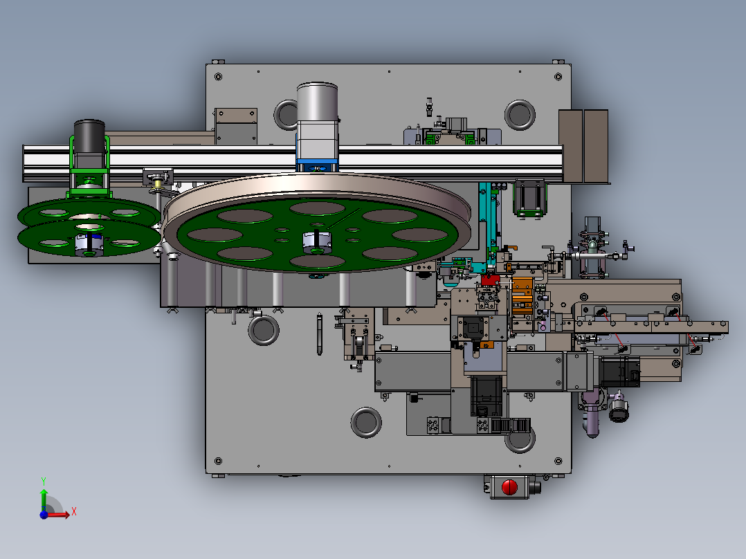 真空管组装包装机sw21前视图