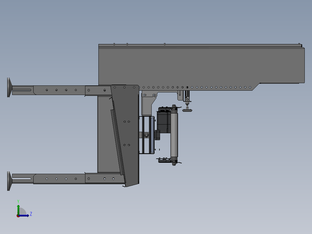 重量检测机sw18可编辑左视图