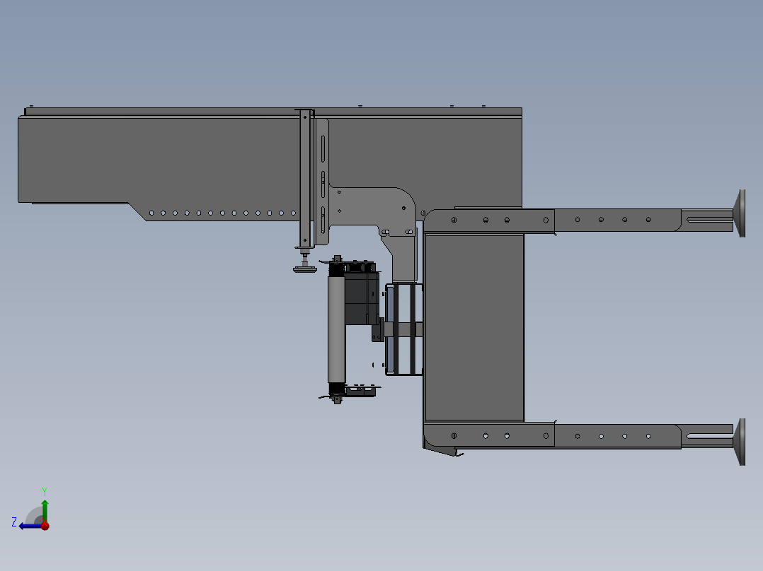 重量检测机sw18可编辑右视图
