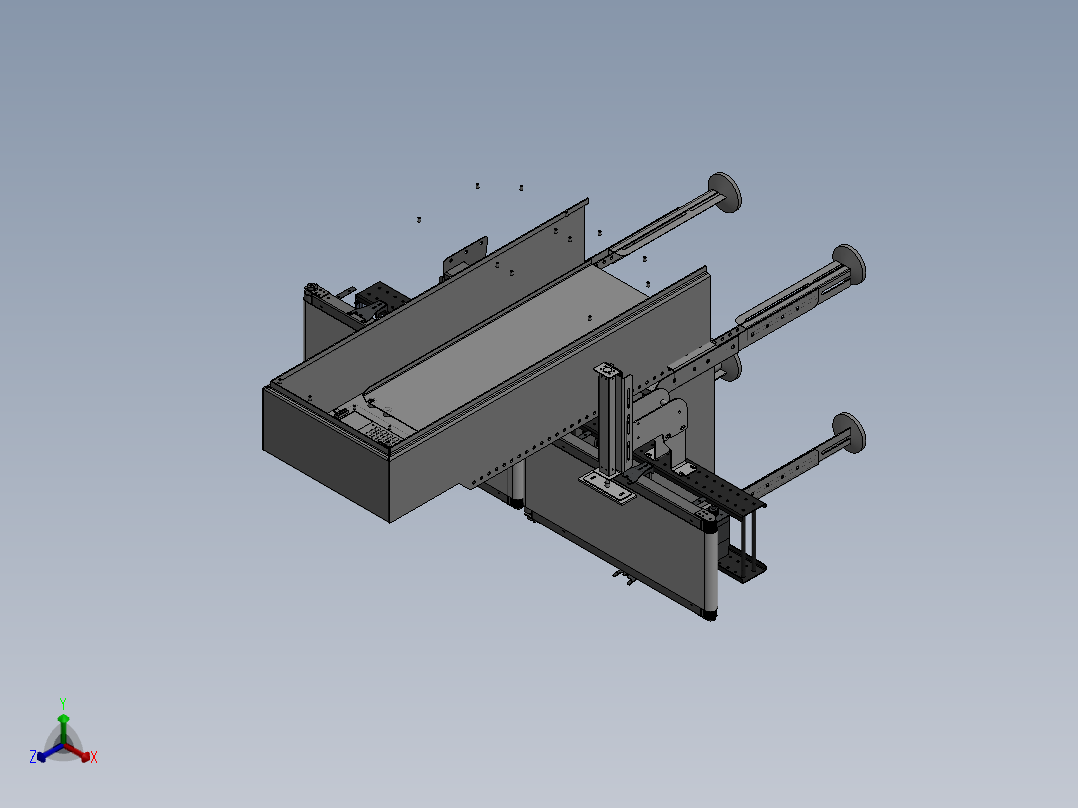 重量检测机sw18可编辑正等轴测图