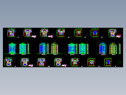小高层户型平面图