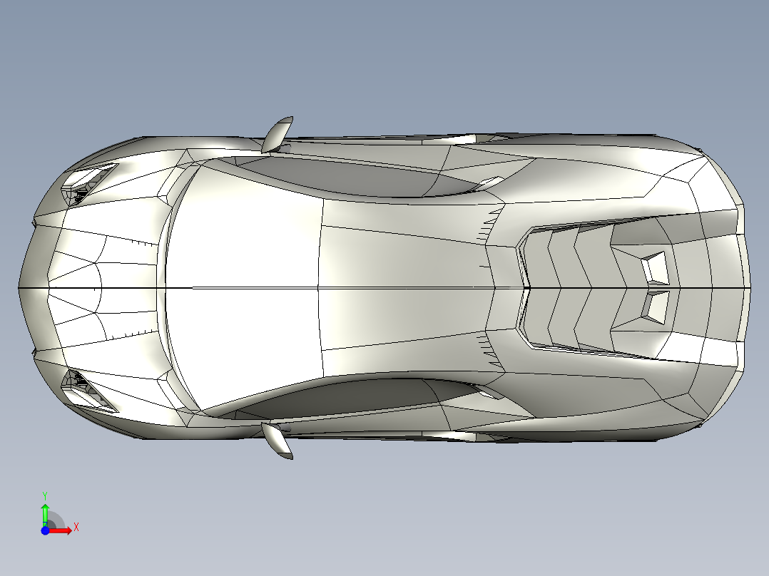 兰博基尼前视图