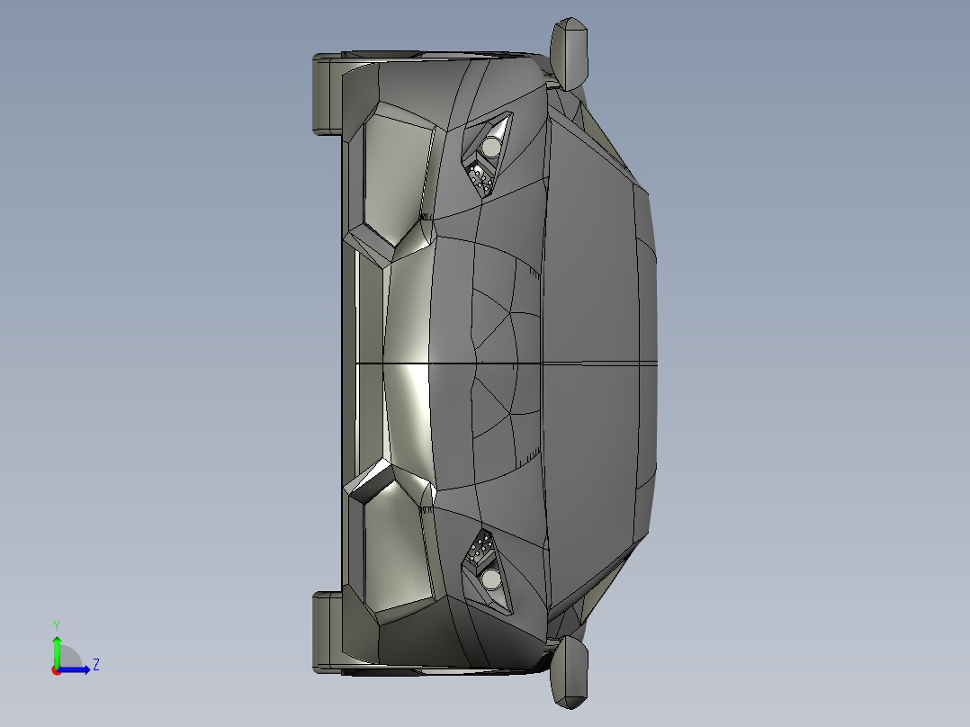 兰博基尼左视图