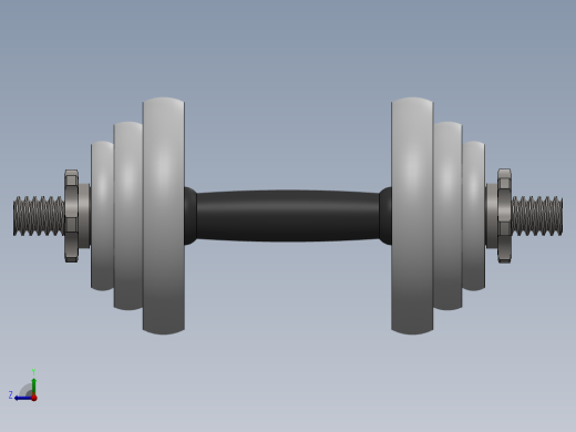 哑铃右视缩略图