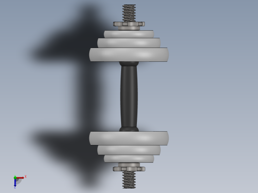 哑铃俯视缩略图