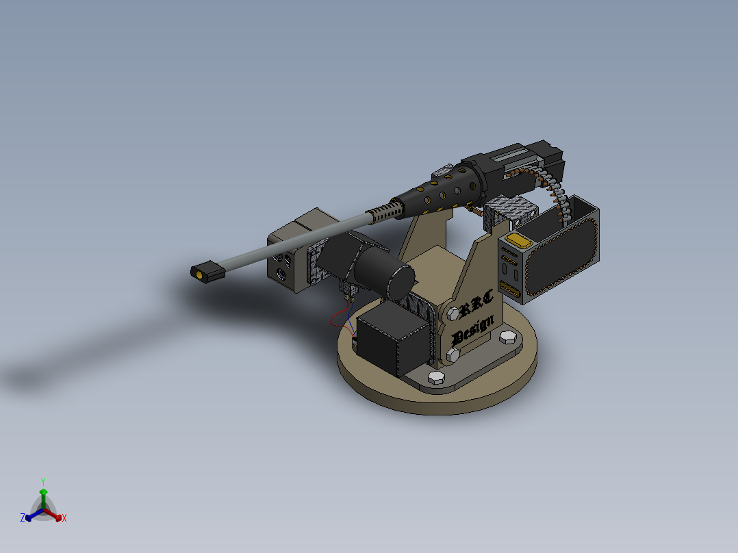 大炮(35)正等轴测图