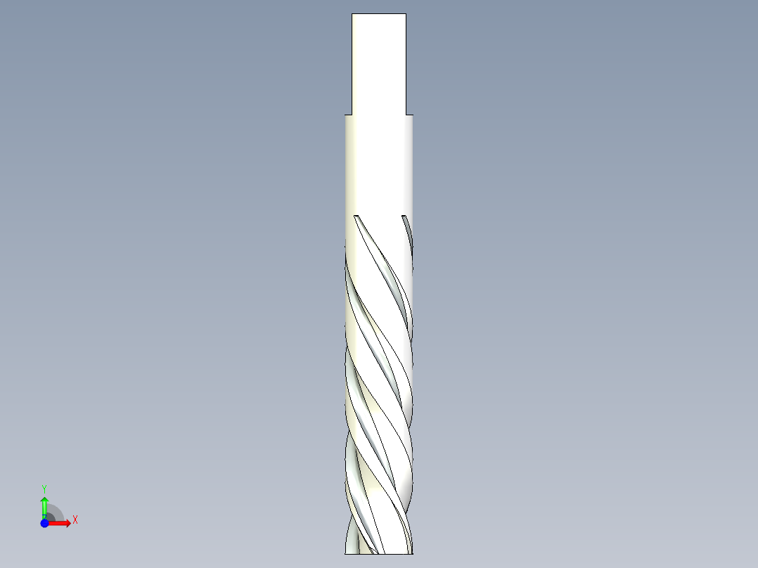 B2005102-铣刀端铣刀和燕尾槽刀前视图