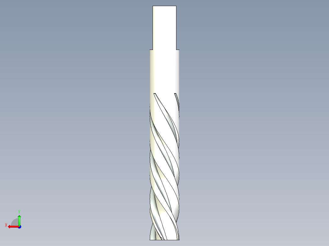 B2005102-铣刀端铣刀和燕尾槽刀后视图