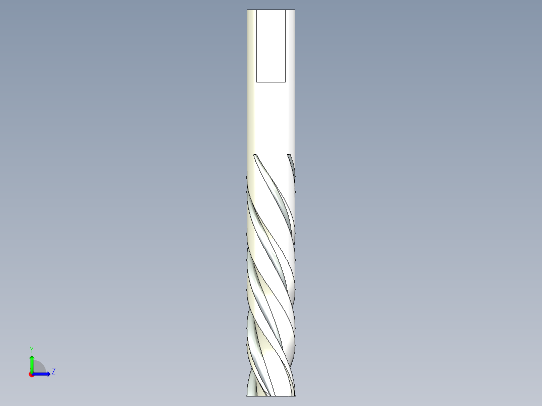 B2005102-铣刀端铣刀和燕尾槽刀左视图