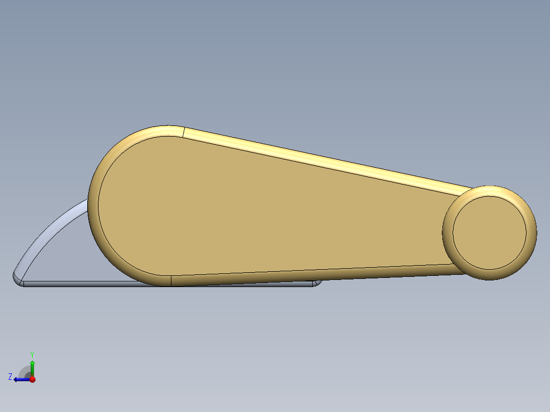 凸轮和轴右视图