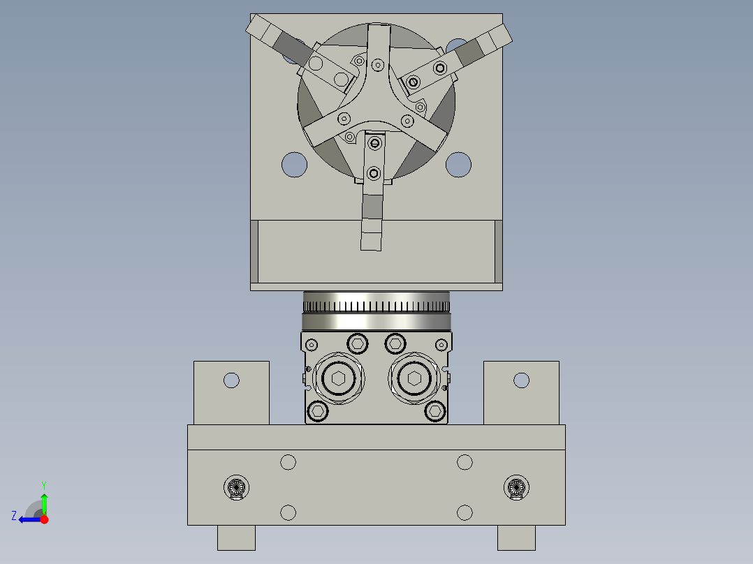 翻转de1机构右视图