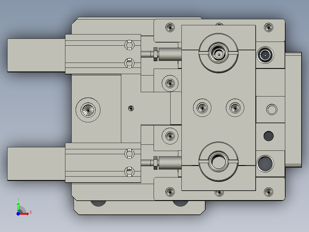 6弹簧分料机构前视图