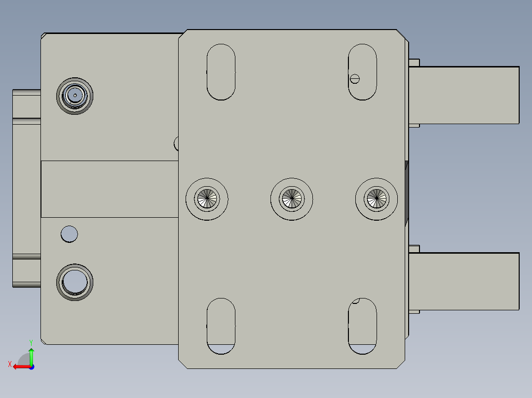 6弹簧分料机构后视图