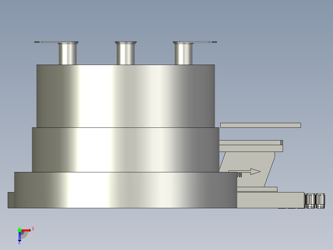 轴套进料振动盘组件俯视图