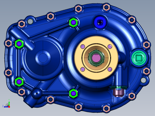 轻型载货汽车的底盘变速箱右视缩略图