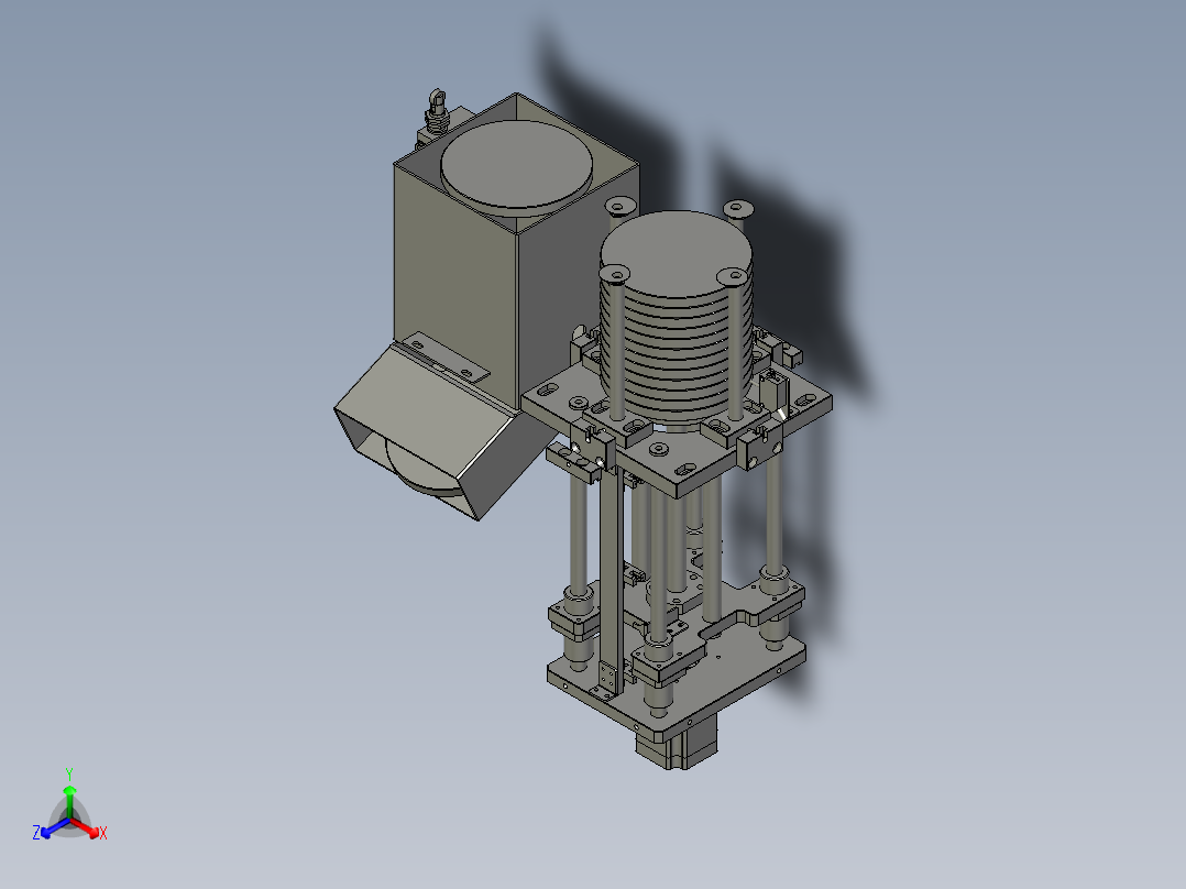CYBM-07-A500A-洁布升降机构主视图