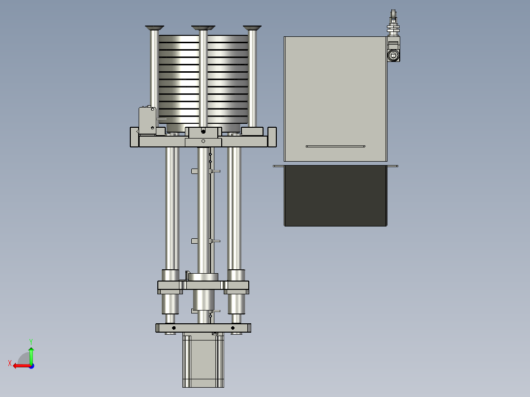 CYBM-07-A500A-洁布升降机构后视图