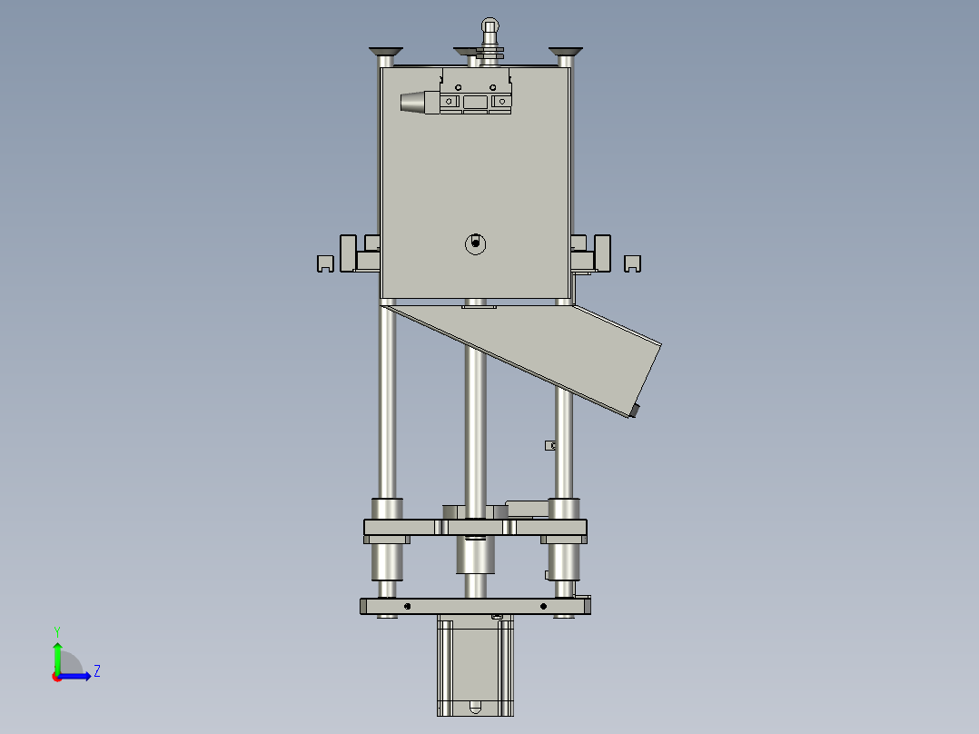 CYBM-07-A500A-洁布升降机构左视图