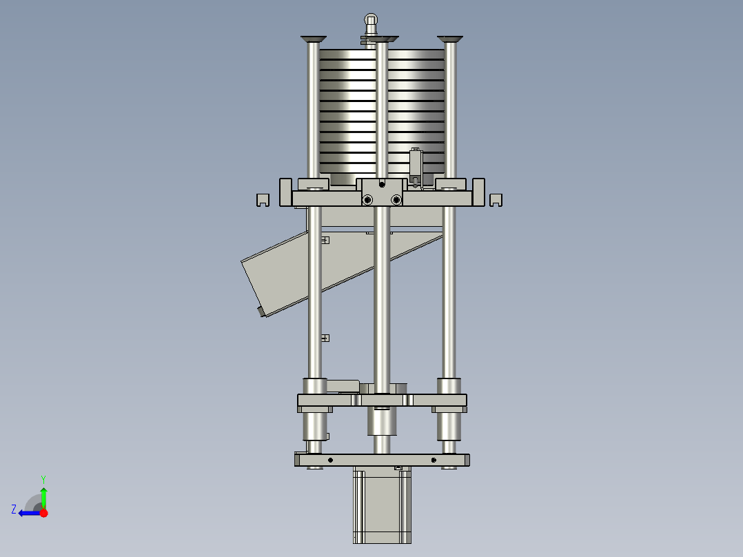 CYBM-07-A500A-洁布升降机构右视图
