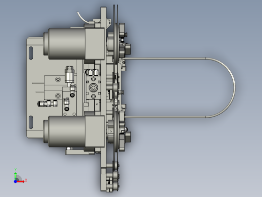2018SOLIDWORKS1000Z贴铜箔机构前视缩略图