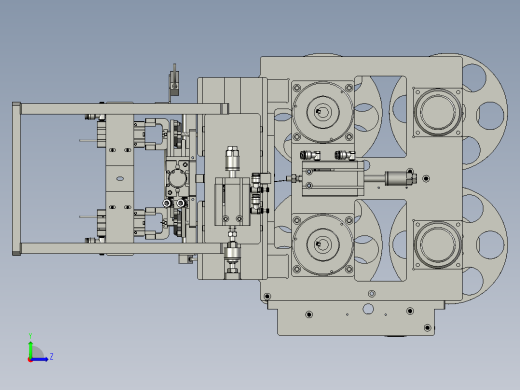 2018SOLIDWORKS1000Z贴铜箔机构左视缩略图