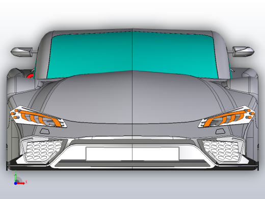 宾利跑车车身前视缩略图