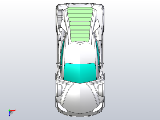 宾利跑车车身俯视缩略图