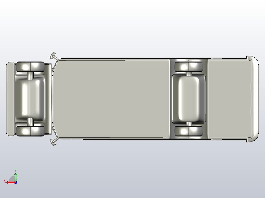 北美校车后视图