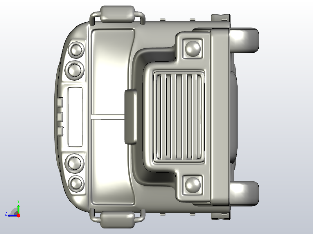 北美校车右视图