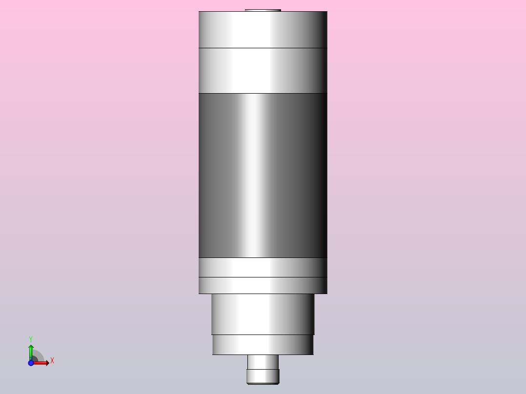 恒功率电主轴GDK系列主视图