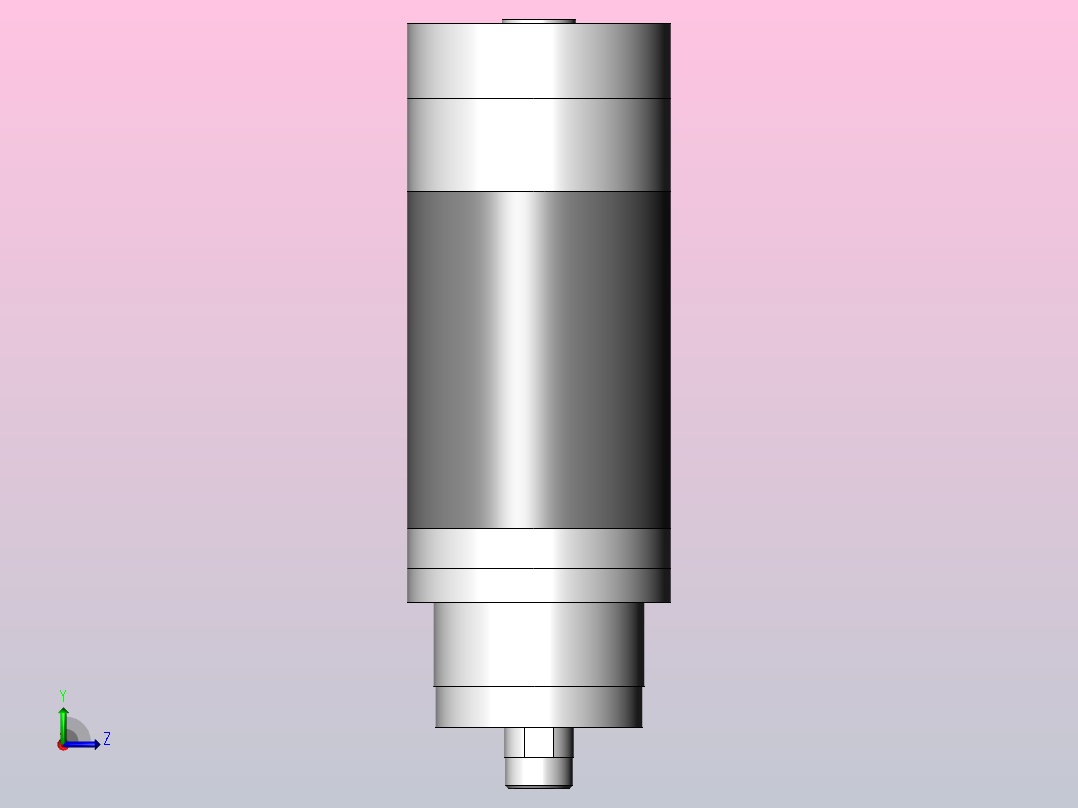 恒功率电主轴GDK系列左视图