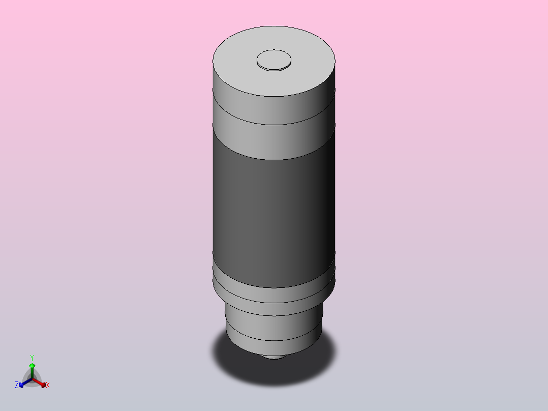 恒功率电主轴GDK系列正等轴测图