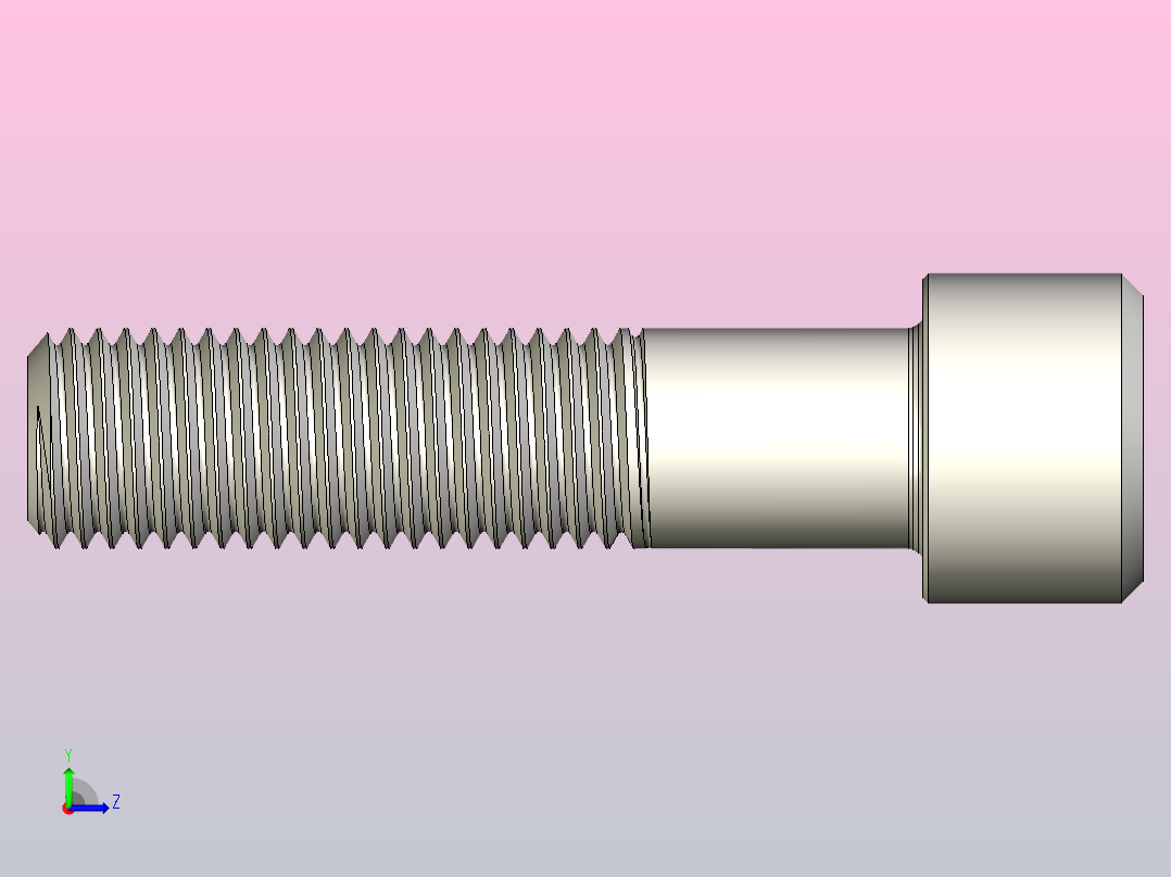 DIN_EN_ISO_4762_M16x65.ipt内六角螺钉左视图