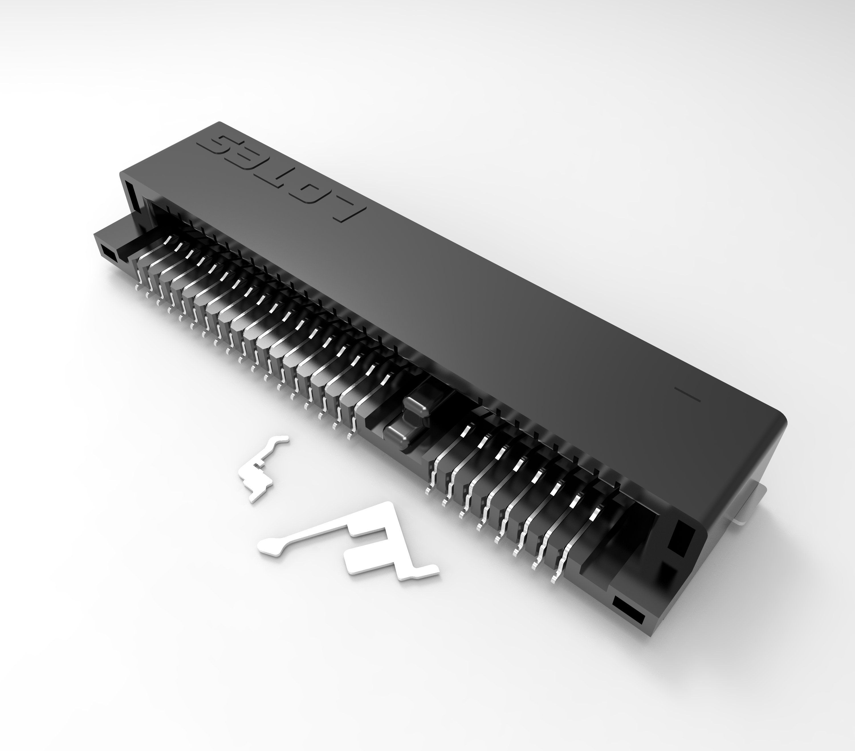 LOTES微型PCIE MSATA 4.0H 52P连接器