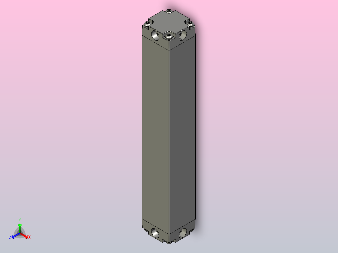 XTD0440安全光栅主视图
