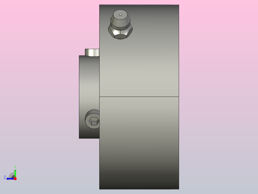 FB204-PBT-C1塑料悬挂式轴承座右视缩略图