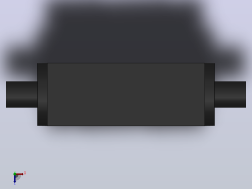 中间铰轴Z型[QGA125]气缸附件俯视缩略图