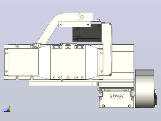 XYGT440-A3-A-50-100-M-C-001负载3-57KG 丝杆模组 XY悬臂组合 XYGT440-A3 替换台湾TOYO东佑达滑台直线模组右视缩略图