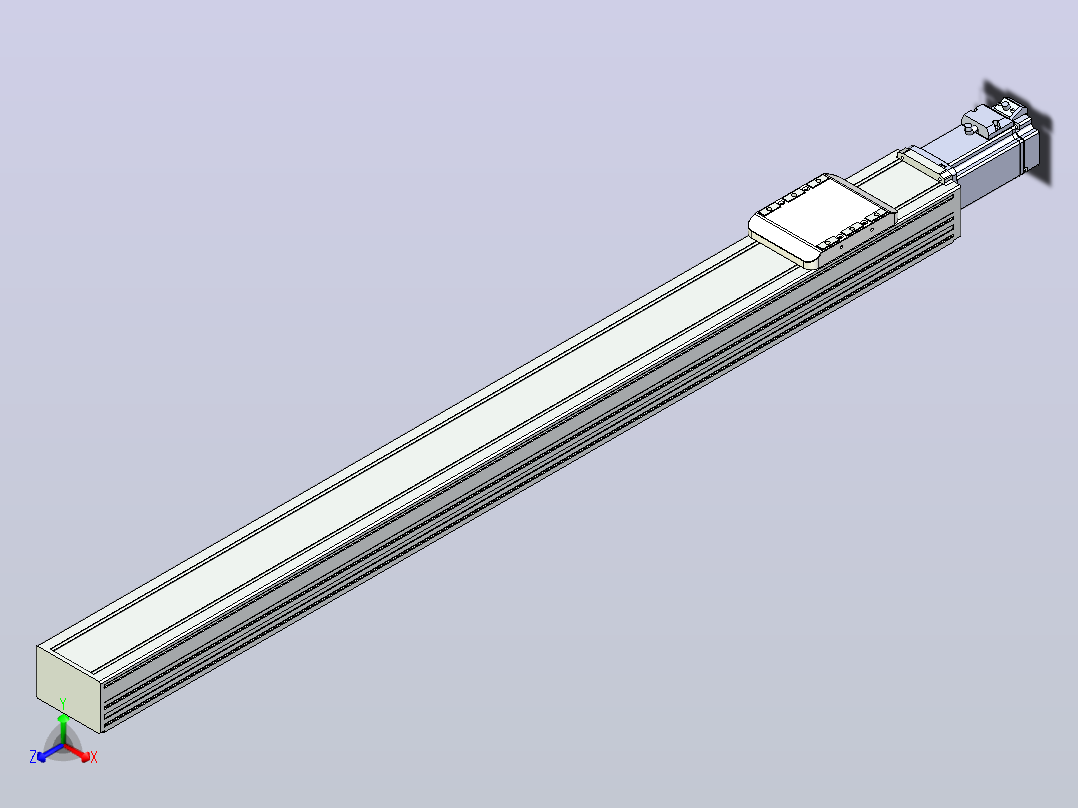 滚珠丝杠直线轴带导轨全封闭TPA-HCR-85D-1610C-L900-M-C-P20-N3主视图