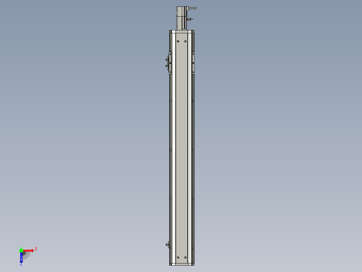 SYS12-BC-700-100W滚珠花健、支撑座、滚珠丝杠、交叉导轨、直线模组.STEP俯视缩略图