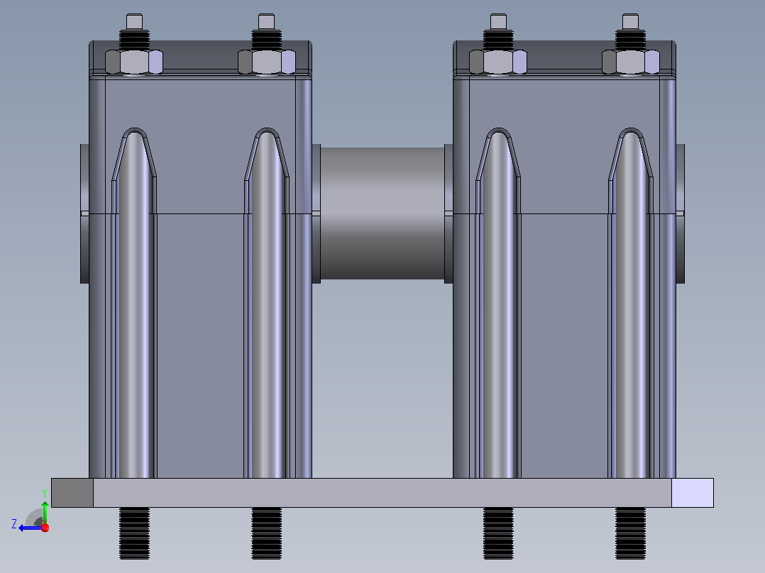 轴承座User Library-gearmount右视图