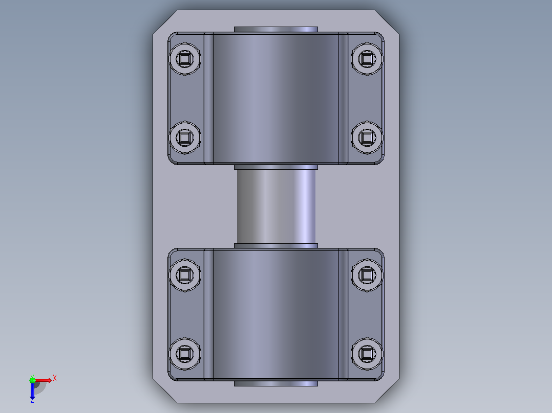 轴承座User Library-gearmount俯视图