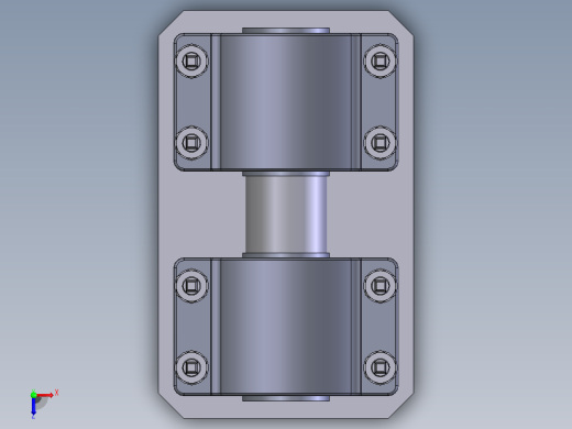 轴承座User Library-gearmount俯视缩略图