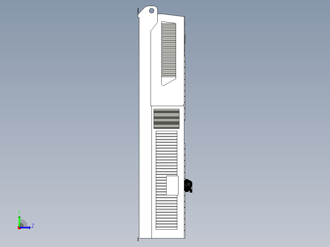 ABB交流驱动器AC Drives  ACH550-VDR-046A-2左视图