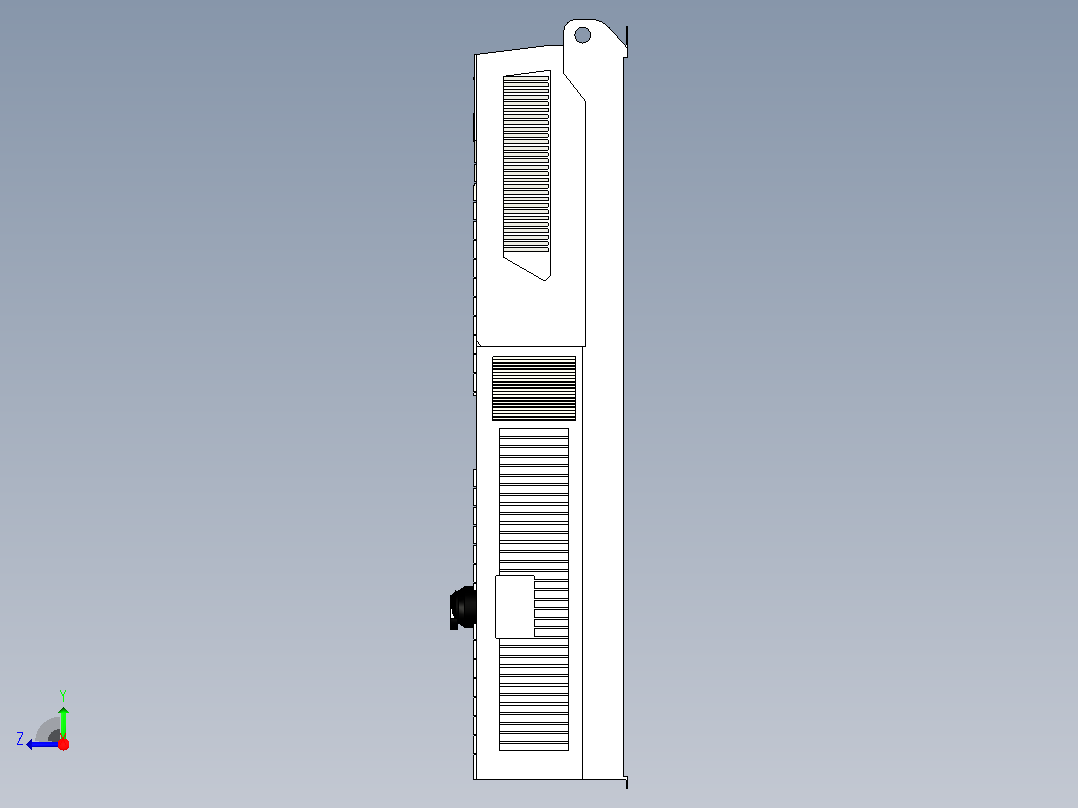 ABB交流驱动器AC Drives  ACH550-VDR-046A-2右视图